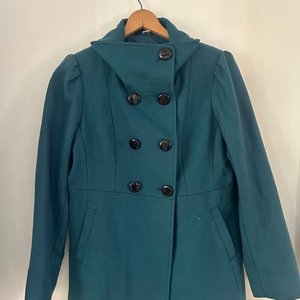 Attention Women's Blue and Green Coat